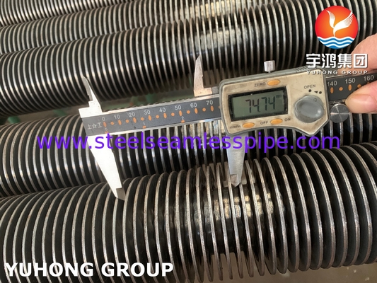 ASTM A106 GR.B U Τύπου HFW Σωλήνας με Πτερύγια για Λέβητες Ανάκτησης Θερμότητας και Αερόθερμαντήρες