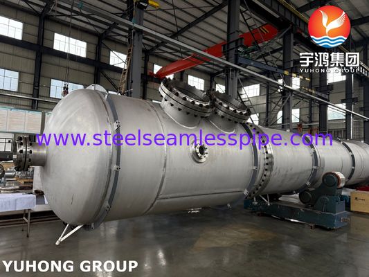 Δοχείο πίεσης διαχωριστή χαμηλής θερμοκρασίας Πρότυπα ASME Υλικό επένδυσης από ανθρακούχο χάλυβα / ανοξείδωτο χάλυβα