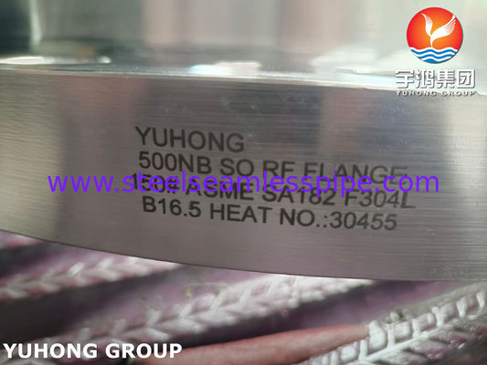 SA182 F304L Φλάντζα Ολίσθησης από ανοξείδωτο χάλυβα Bind Flange RF FF Για Υπηρεσία Υψηλής Θερμοκρασίας