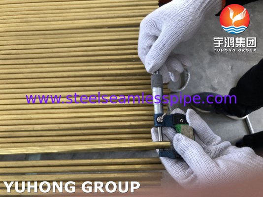 DIN17660/ DIN EN 12168 Σωλήνας ορείχαλκου χαλκού χωρίς ραφή CuZn20Al2 F39/ CW509L