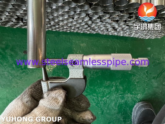ASTM A249 TP316L Ανοξείδωτος Χάλυβας Συγκολλημένος Σωλήνας Φωτεινής Ανόπτησης Σωλήνας Εναλλάκτη Θερμότητας Υπερθερμαντήρα Λέβητα