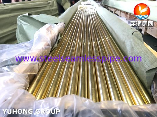 Β111 C44300 Αδιάβροχο σωλήνα από χαλκό, που χρησιμοποιείται ευρέως σε συμπυκνωτή και εναλλάκτη θερμότητας