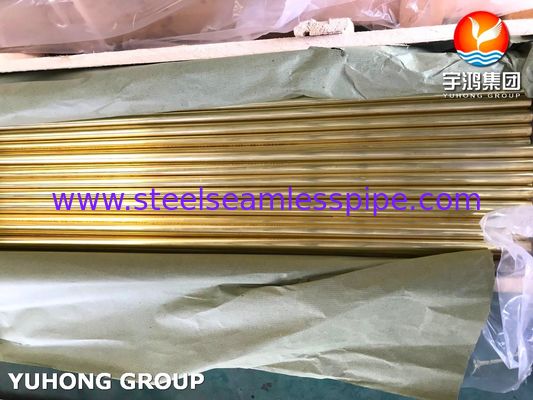 Β111 C44300 Αδιάβροχο σωλήνα από χαλκό, που χρησιμοποιείται ευρέως σε συμπυκνωτή και εναλλάκτη θερμότητας