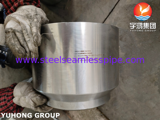 ΑΣΜΕ SA105N Self Reinforced Nozzle Steel Flange For Pressure Vessel 150 To 15000 Pressure Rating And ASTM B16.5 Standard (Προσαρμογή των μεθόδων για την ανίχνευση της πίεσης από το σκάφος)