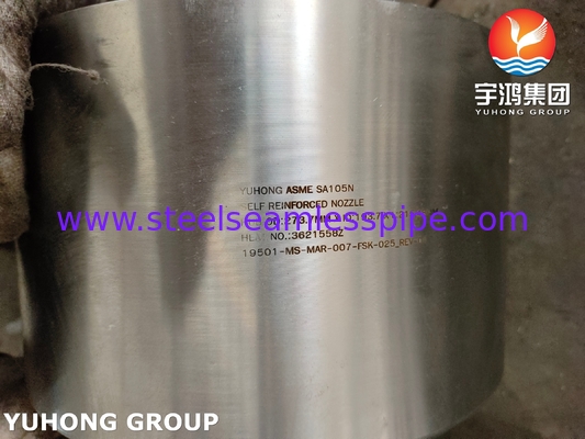 ΑΣΜΕ SA105N Self Reinforced Nozzle Steel Flange For Pressure Vessel 150 To 15000 Pressure Rating And ASTM B16.5 Standard (Προσαρμογή των μεθόδων για την ανίχνευση της πίεσης από το σκάφος)