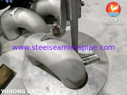Εξάρτημα από ανοξείδωτο χάλυβα ASTM A403 / ASME SA403 WP321H Seamless 180° Elbow B16.9