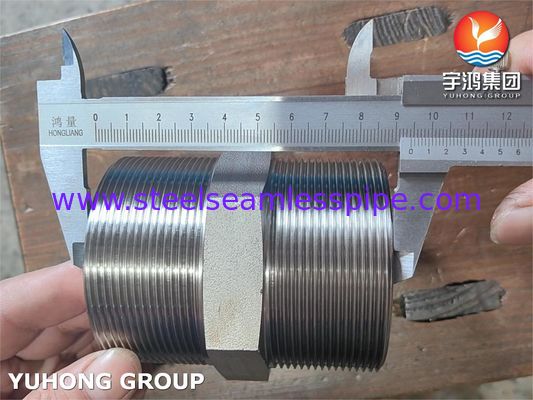 ASTM A182 F316L BSP Ένωση Εξάγωνο Νήμα Πίεσης Σφυρήλατα