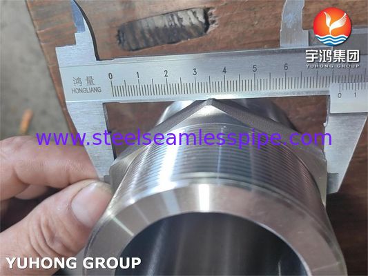 ASTM A182 F316L BSP Ένωση Εξάγωνο Νήμα Πίεσης Σφυρήλατα