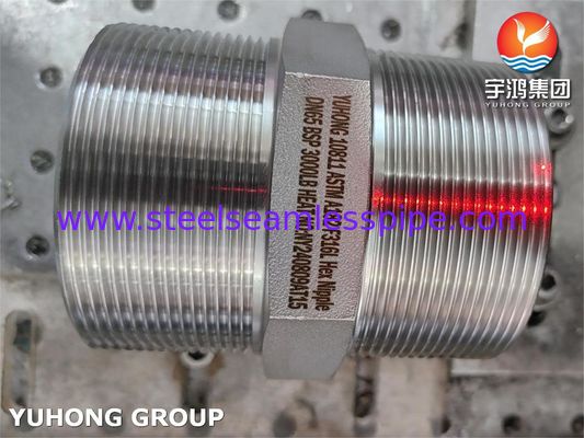 ASTM A182 F316L BSP Ένωση Εξάγωνο Νήμα Πίεσης Σφυρήλατα