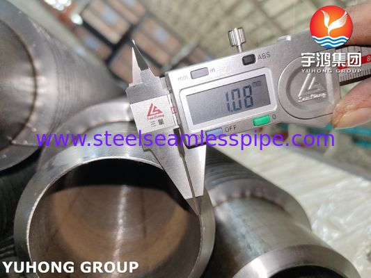 Χάλυβα κράμα αδιάβροχο ASME SA335 P22 HFW Fin Tube με 11-13 CR Fin Strip