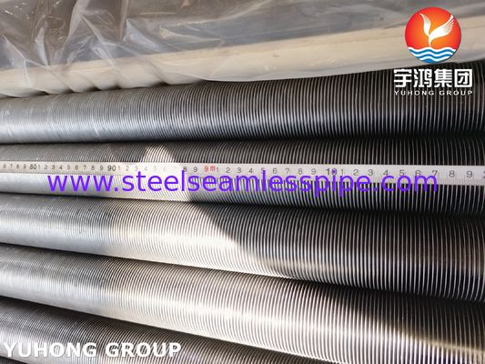ASTM A213 T5 Ενσωματωμένος Σωλήνας με Πτερύγια Τύπου G με Πτερύγια από Ανθρακούχο Χάλυβα για Εναλλάκτη Θερμότητας Κλιβάνου
