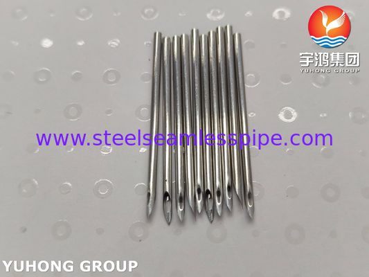 SUS304 Σωληνάριο βελόνας αρτηριοφλεβικής συρίγγωσης σε σχήμα ωοειδούς πλάτης για αιμοκάθαρση