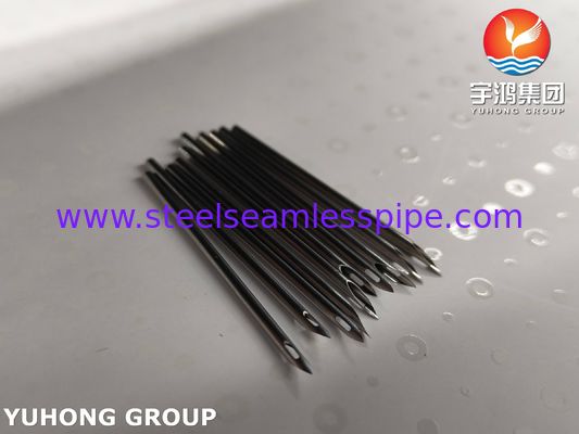 SUS304 Σωληνάριο βελόνας αρτηριοφλεβικής συρίγγωσης σε σχήμα ωοειδούς πλάτης για αιμοκάθαρση