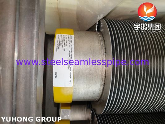 ASTM A376 TP347H στερεό σπειροειδές σωλήνα υψηλής συχνότητας συγκόλλησης HFW Fin Tube με 11Cr