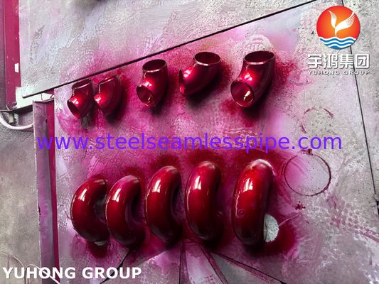 Εξάρτημα από ανοξείδωτο χάλυβα ASTM A403 WP304H, αγκώνας μικρής ακτίνας, συγκολλημένος με άκρες, χωρίς ραφή, B16.9