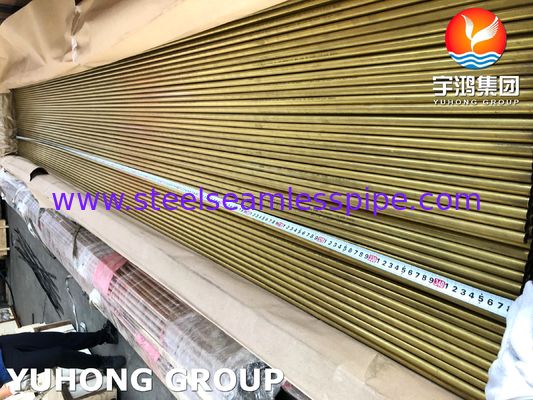 Σωλήνας Cooper Alloy B111 C68700 O61 Ανόπτηση, Χάλκινος Σωλήνας Αλουμινίου Χωρίς Συγκόλληση για Εναλλάκτη Θερμότητας Θαλασσινού Νερού