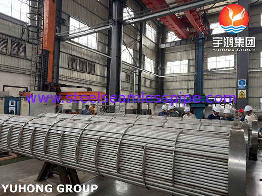 BV Επιθεώρησε SA182 F11 GR.2 Σωληνωτό Πλάκα Κελύφους Και Εναλλάκτη Θερμότητας Τύπου TEMA R Για Βέλτιστη Μεταφορά Θερμότητας