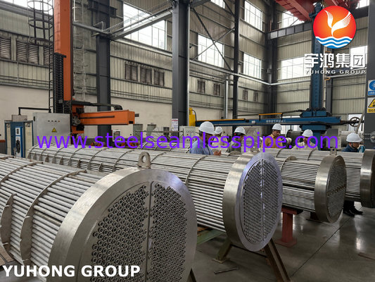 BV Επιθεώρησε SA182 F11 GR.2 Σωληνωτό Πλάκα Κελύφους Και Εναλλάκτη Θερμότητας Τύπου TEMA R Για Βέλτιστη Μεταφορά Θερμότητας