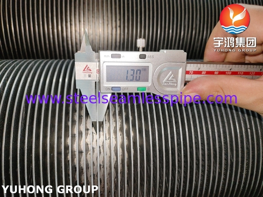 ASTM A376 TP347H στερεό σπειροειδές σωλήνα υψηλής συχνότητας συγκόλλησης HFW Fin Tube με 11Cr