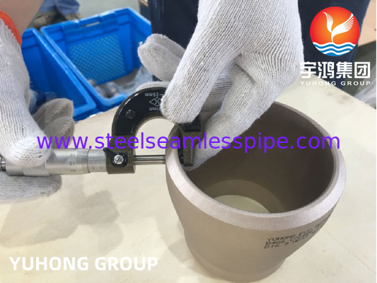 ASTM B466 C70600 Χάλκινο κράμα προσαρμογής εκκεντρικού μειωτή B16.9 Για σύστημα ψύξης