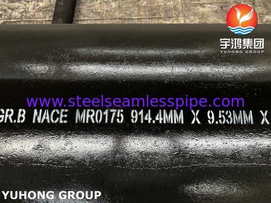 ASTM A53 βαθμός Β Χωρίς Σύνδεση Ζυγισμένος Μαύρος Ζεστός Ζυγισμένος Ζυγισμένος Χάλυβας για Συστήματα Εφοδιασμού Υδάτος και Μεταφοράς Αερίου