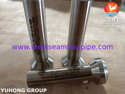 ASTM A182 F53 Super Duplex Steel 2507 Nipolet Fitting MSS SP-97 Ηλεκτρονική συσκευή