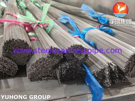 ISO9626 SUS304 Ζυγισμένος ιατρικός ατσάλινος ατσάλινος τριχοειδής σωλήνας για μονόχρηστους καθετήρες