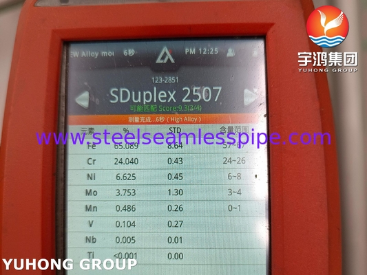 ASTM A790 UNS S37500 Super Duplex Ατσάλινος Ατσάλινος Αδιάβροχος Πύλος