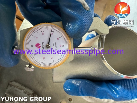 ASTM A403 WP304 Ανοξείδωτο ατσάλι 90° αγκώνας εξαρτήματος B16.9