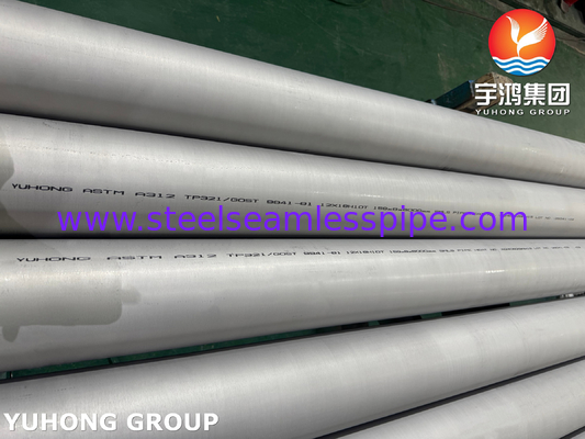 ASTM A312 TP321 / UNS S32100 Ατσάλινο σωλήνα χωρίς συγκόλληση