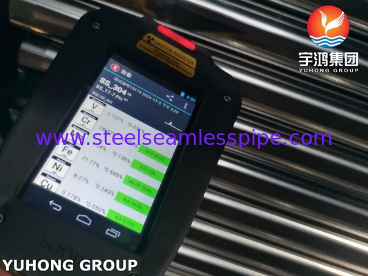 ASTM A270 TP304 (S30400) Αυστενίτικος ατσάλινος άψογος υγειονομικός σωλήνας για τη βιομηχανία τροφίμων