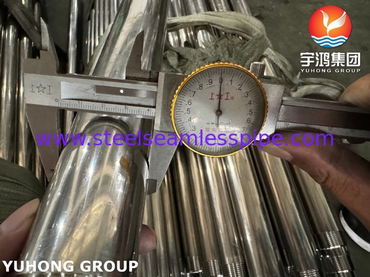 ASTM A270 TP304 (S30400) Αυστενίτικος ατσάλινος άψογος υγειονομικός σωλήνας για τη βιομηχανία τροφίμων
