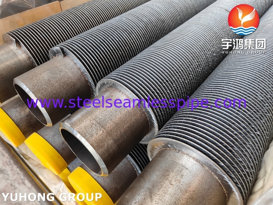 Σωλήνας χωρίς ραφή από κράμα χάλυβα ASME SA335 P22 HFW Solid Fin Tube για σύστημα HRSG