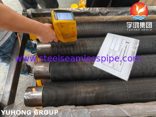 Σωλήνας χωρίς ραφή από κράμα χάλυβα ASME SA335 P22 HFW Solid Fin Tube για σύστημα HRSG
