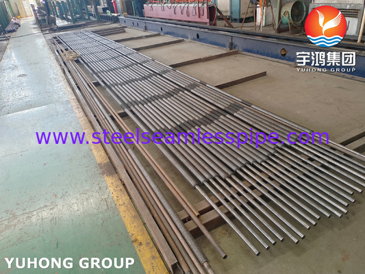 ASTM A106 Gr.B Χάλυβας άνθρακα U Bend HFW Σωλήνας με πτερύγια για Οικονομιστές Εξάτμισης Κινητήρων Diesel