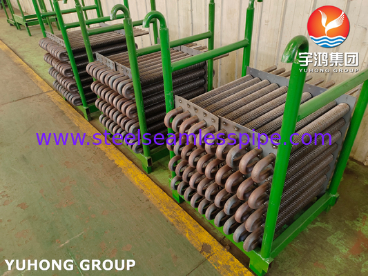 ASTM A106 Gr.B Χάλυβας άνθρακα U Bend HFW Σωλήνας με πτερύγια για Οικονομιστές Εξάτμισης Κινητήρων Diesel