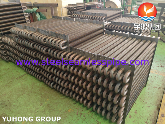 ASTM A106 Gr.B Χάλυβας άνθρακα U Bend HFW Σωλήνας με πτερύγια για Οικονομιστές Εξάτμισης Κινητήρων Diesel