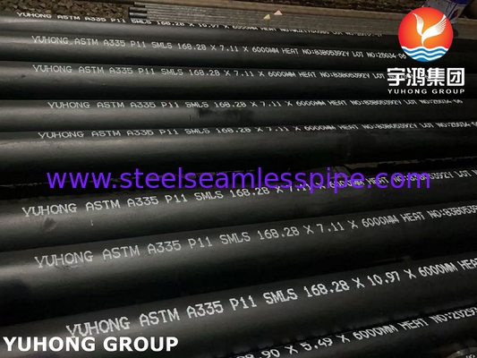 Σωλήνας χωρίς ραφή ASTM A335 P11 Υψηλής Θερμοκρασίας για Σωληνώσεις Πετροχημικών & Εργοστασίων Παραγωγής Ενέργειας
