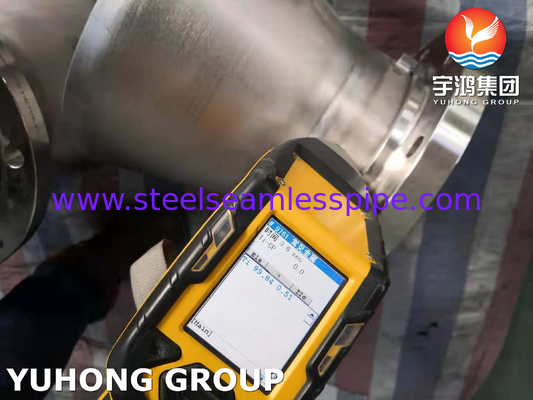 ASTM B363 Ti2 R50400 3.7035 Εξάρτημα από κράμα τιτανίου χάλυβα με συγκόλληση άκρων B16.9