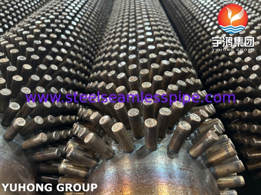 ASTM A106 GR.B Σωλήνας με φτερούγες από χάλυβα άνθρακα για εξοικονομητές και υπερθερμαντές
