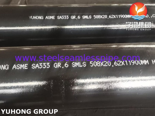 ASTM A333 Gr.6 Σωλήνας από κράμα χωρίς ραφή για μεγάλα βιομηχανικά συστήματα ψύξης