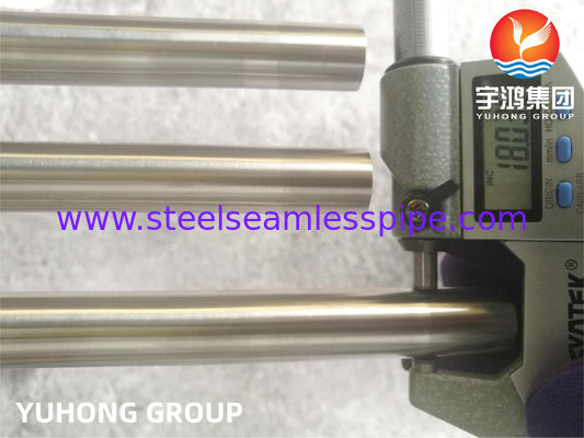 ASME SA213 TP321 Λαμπρός Σωλήνας BA Για Υψηλές Θερμοκρασίες Στις Βιομηχανίες Τροφίμων