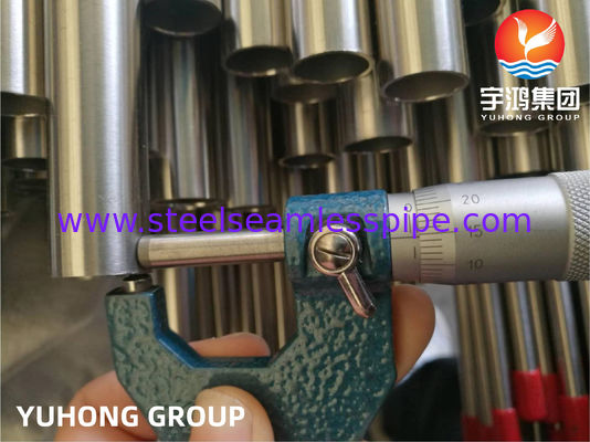 ASME SA213 TP321 Λαμπρός Σωλήνας BA Για Υψηλές Θερμοκρασίες Στις Βιομηχανίες Τροφίμων
