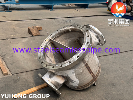ASME VIII-1 Χωρισμός θερμότητας σε σωλήνα U UNS N06600 για διεργασίες χλωρίου-αλκαλίων NACE MR0175
