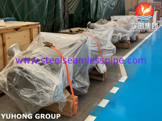ASME VIII-1 Χωρισμός θερμότητας σε σωλήνα U UNS N06600 για διεργασίες χλωρίου-αλκαλίων NACE MR0175