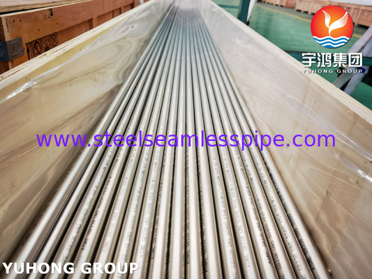 ASME SB338 UNS R50400 Χωρίς συγκόλληση σωλήνες τιτανίου για συμπυκνωτές και εναλλάκτες θερμότητας