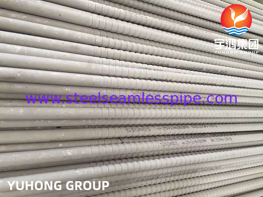 TP304 / TP304L TP316 / TP316L Σωληνωτά Πτερύγια από ανοξείδωτο χάλυβα για εναλλάκτες θερμότητας