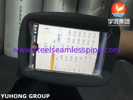 ASTM A312 TP321 UNS 32100 Χάλυβα από ανοξείδωτο χάλυβα
