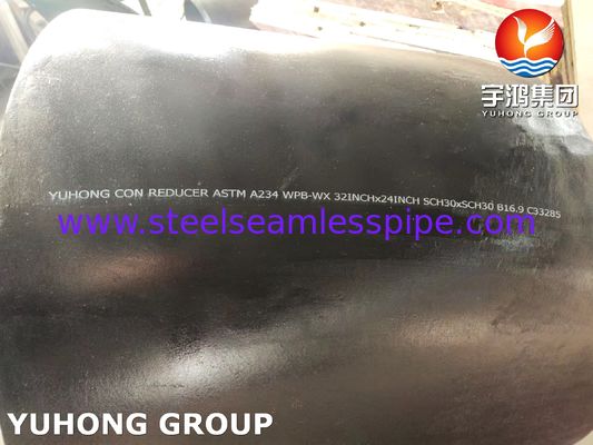 ASTM A234 WPB - χημικά B16.9 τοποθετήσεων σωληνώσεων συγκόλλησης άκρης WX λιπάσματα αερίου ελαίου