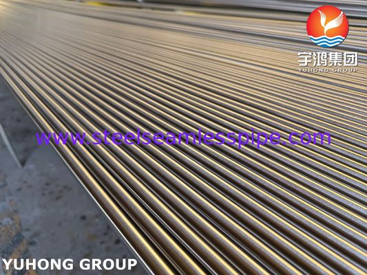 ASTM A213 TP312H Ατσάλινος σωλήνας χωρίς συγκόλληση φωτεινή επιφάνεια για εναλλάκτη θερμότητας